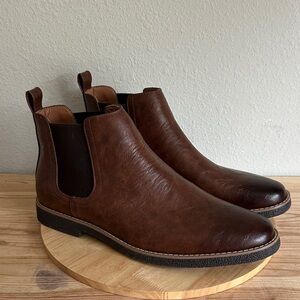 Deer Stags Mens Rockland Block Heel Chelsea Boots